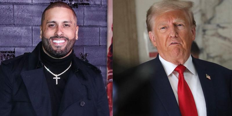 Nicky Jam, Donald Trump collage