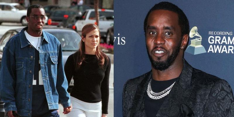 Diddy, Jennifer Lopez photo collage