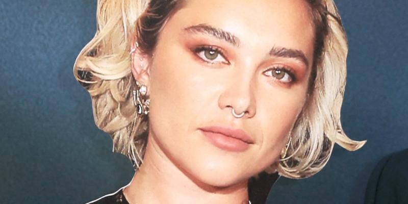 Florence Pugh posing close up