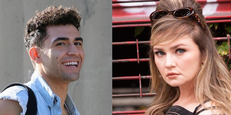 Ezra Sosa (left) Anna Delvey (right)