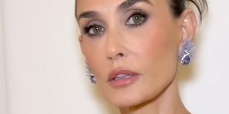 Demi Moore close up