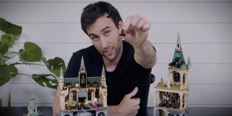 Harry Potters Neville Longbottom actor Matthew Lewis celebrates 20 years of LEGO Harry Potter magic by recreating favourite scenes