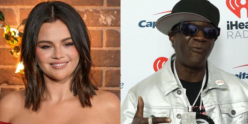 Selena Gomez (left) Flavor Flav (right)