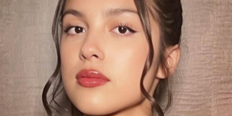 Olivia Rodrigo poses close up