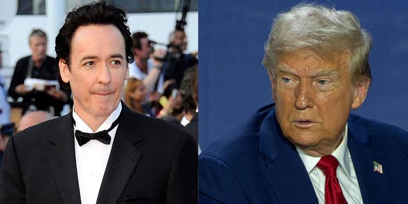 John Cusack (left) Donald Trump (right)