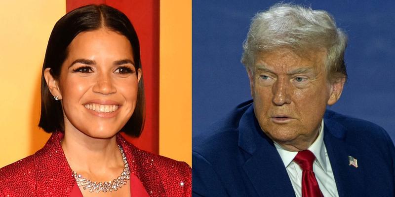 America Ferrera, Donald Trump photo collage