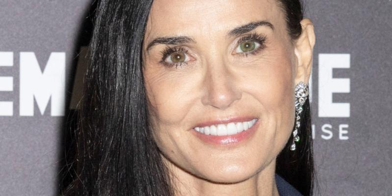 Demi Moore close up