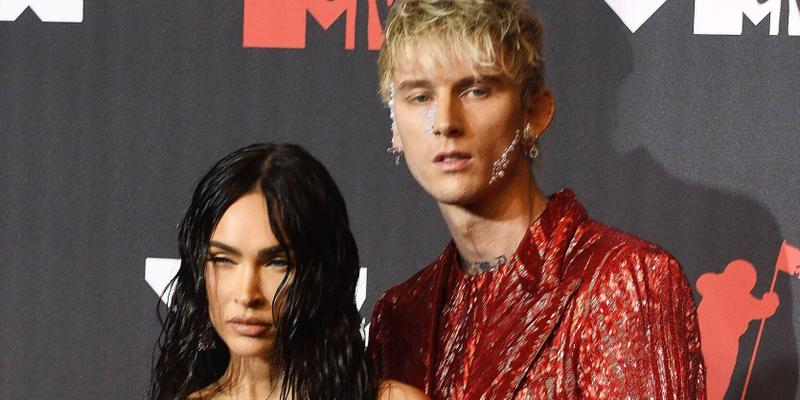 Megan Fox, Machine Gun Kelly attends the 2021 MTV Video Music Awards