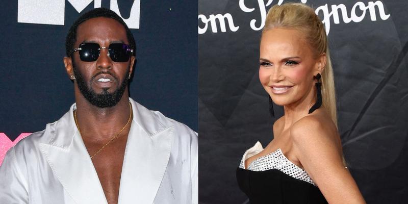 Diddy, Kristin Chenoweth photo collage