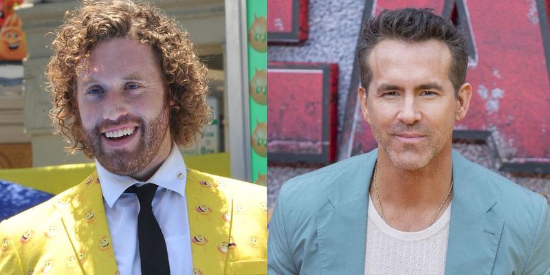 TJ Miller (left) Ryan Reynolds (right)