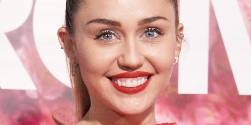 Miley Cyrus smiling close up