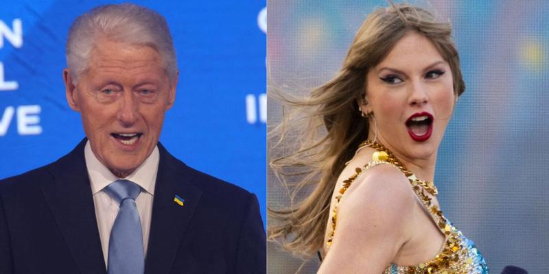 Bill Clinton, Taylor Swift, photo collage