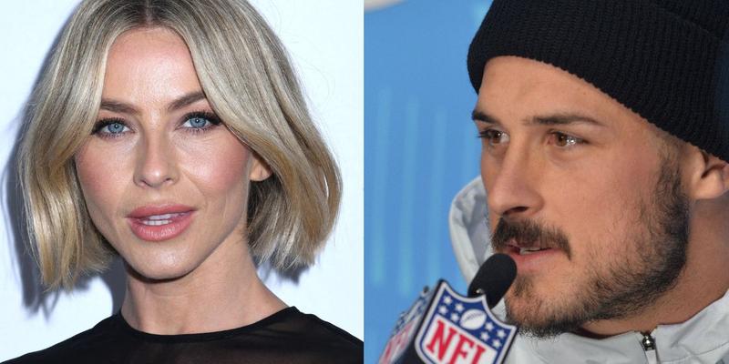 Julianne Houghh (left) Danny Amendola (right)