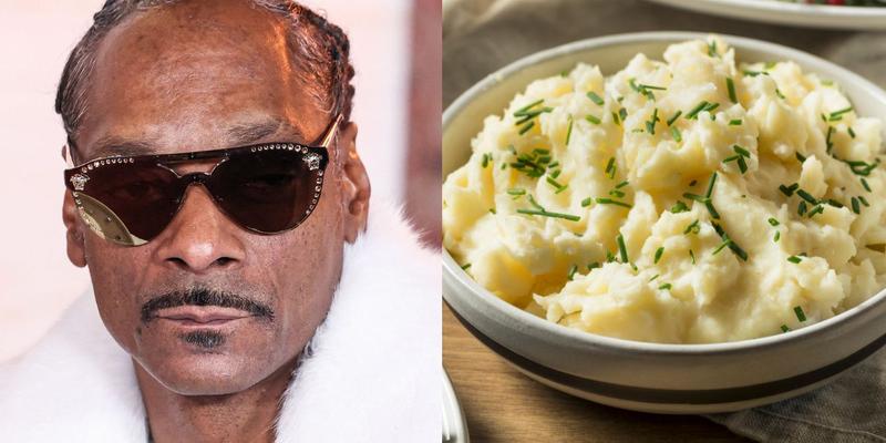 Snoop Dogg (left) Mashed Potatoes (right)