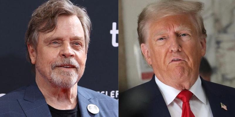 Mark Hamill, Donald Trump photo collage