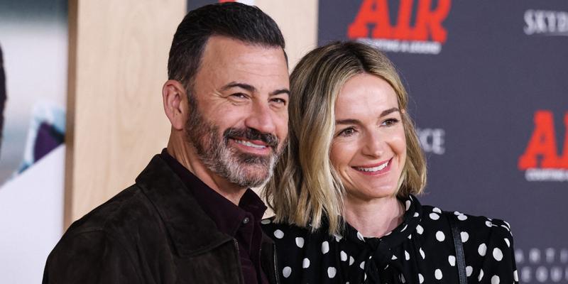 Jimmy Kimmel and Molly McNearney at the World Premiere Of Amazon Studios' And Skydance Media's 'Air'