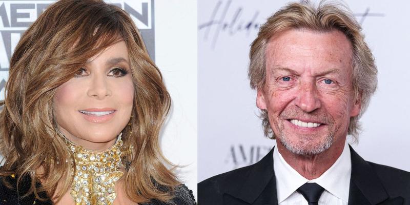 Paula Abdul (left) Nigel Lythgoe (right)