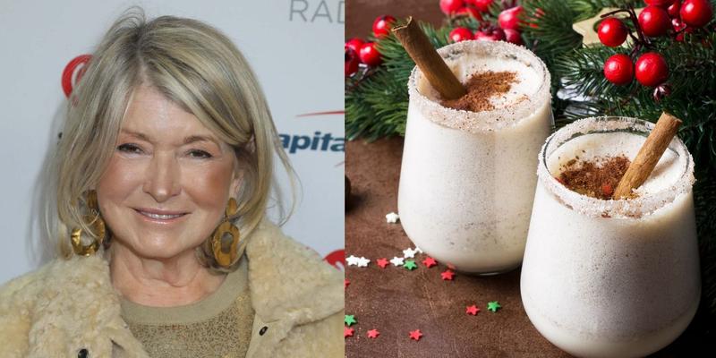 Martha Stewart (left) Egg Nog (right)