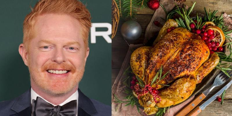 Jesse Tyler Ferguson (left) Roast Chicken (right)