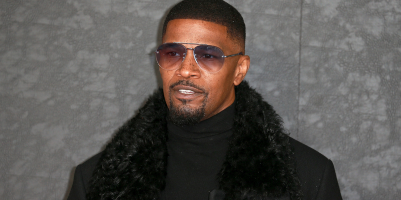 Jamie Foxx on the Red Carpet.