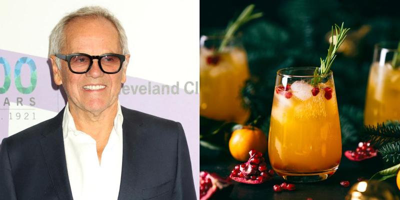 Wolfgang Puck (left) christmas cocktail (right)