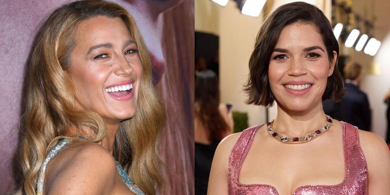 Blake Lively (left) America Ferrera (right)