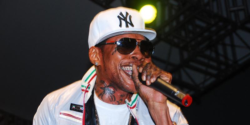 Jamaican danchall star Vybz Kartel performs