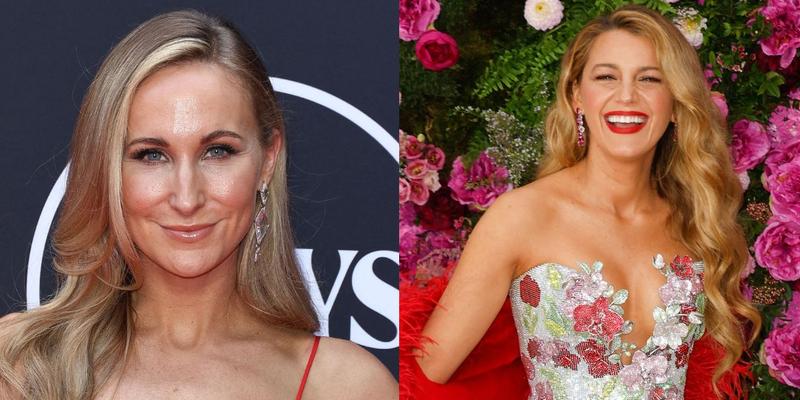 Nikki Glaser (left) Blake Lively (right)