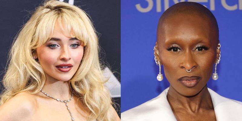 Sabrina Carpenter (left) Cynthia Erivo (right)