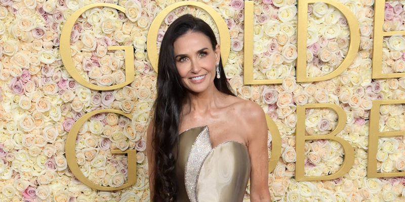 Demi Moore at the 82nd Golden Globe Awards.