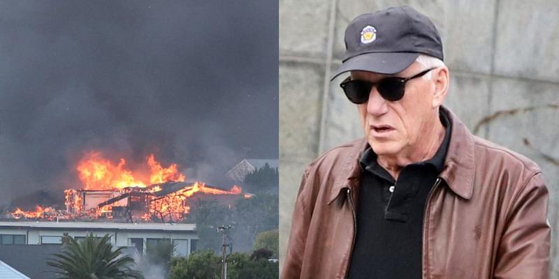 Wildfires, James Woods, photo collage