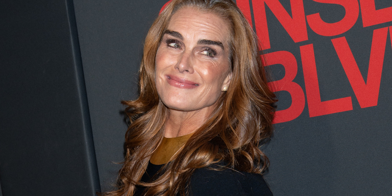 Brooke Shields at the Opening Night of Sunset Boulevard on Broadway.