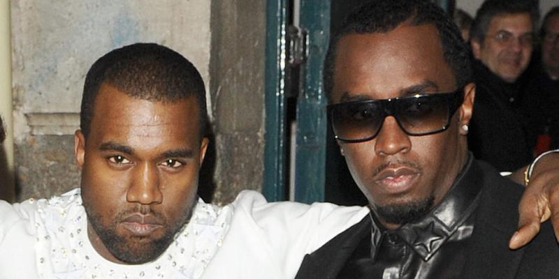 Kanye West, Diddy photo collage