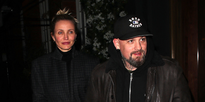 Benji Madden and Cameron Diaz.