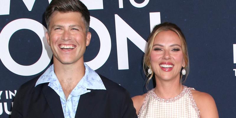 Scarlett Johansson and Colin Jost at 'Fly Me to the Moon' World Premiere