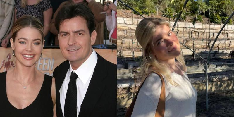 Charlie Sheen, Denise Richards, Lola Sheen photo collage