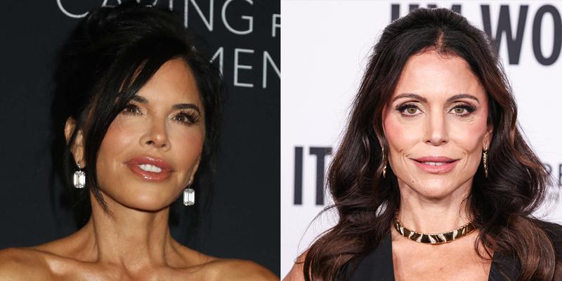 A photo collage of Lauren Sánchez and Bethenny Frankel