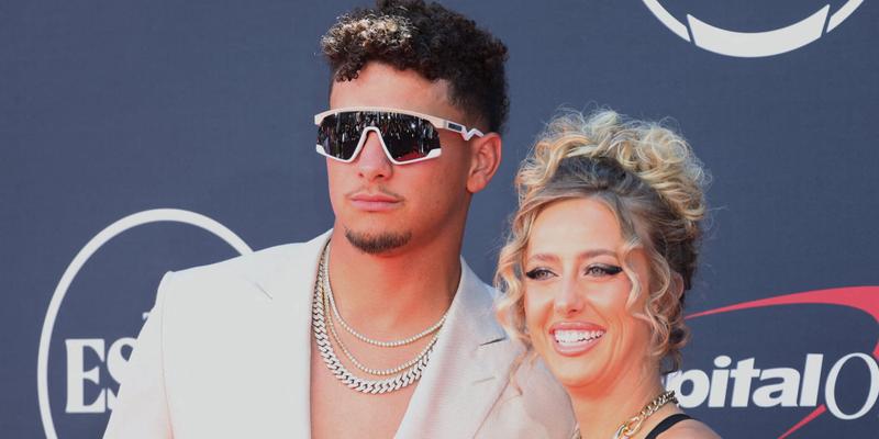 Patrick Mahomes and Brittany Mahomes at The 2023 ESPY Awards