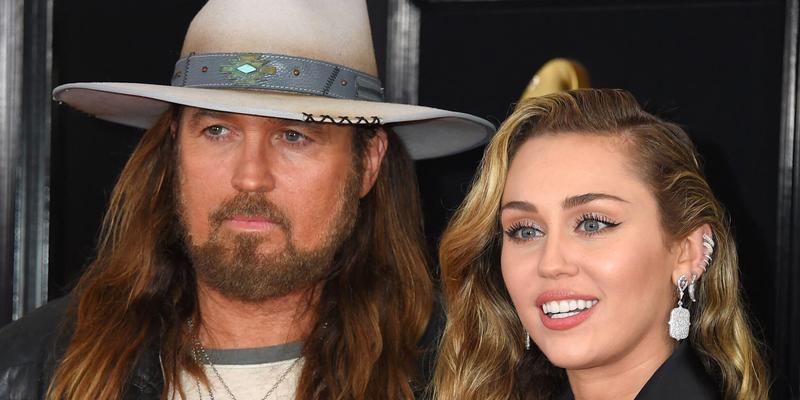 Miley Cyrus and Billy Ray Cyrus at Grammy Awards 2019