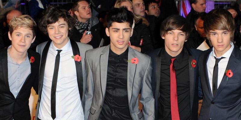 Niall Horan, Harry Styles, Zayn Malik, Liam Tomlinson and Liam Payne The Brit Awards 2012