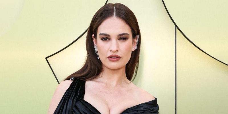 WEST HOLLYWOOD, LOS ANGELES, CALIFORNIA, USA - MARCH 09: English actress Lily James arrives at the Versace Fall/Winter 2023 Fashion Show held at the Pacific Design Center on March 9, 2023 in West Hollywood, Los Angeles, California, United States. 10 Mar 2023 Pictured: Lily James. Photo credit: Xavier Collin/Image Press Agency/MEGA TheMegaAgency.com +1 888 505 6342 (Mega Agency TagID: MEGA954799_008.jpg) [Photo via Mega Agency]