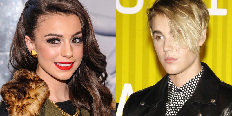 Cher Lloyd and Justin Bieber