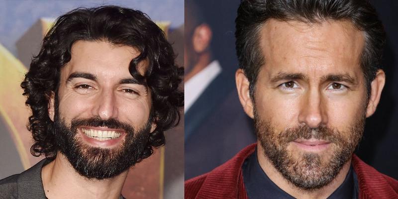 Justin Baldoni (left) Ryan Reynolds (right)