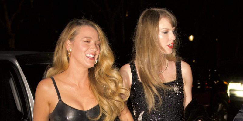 Taylor Swift and Blake Lively laughing