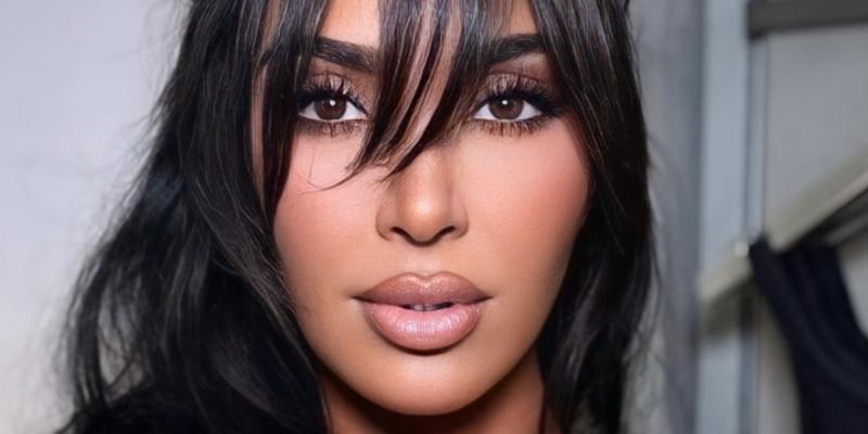 Kim Kardashian close up