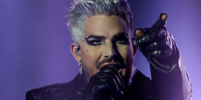 Adam Lambert performs for the West Hollywood Gay Pride celebration