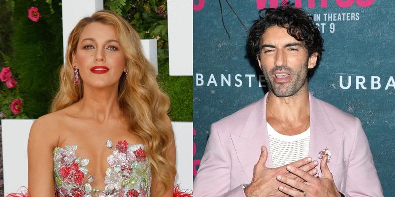 Blake Lively (left) Justin Baldoni (right)