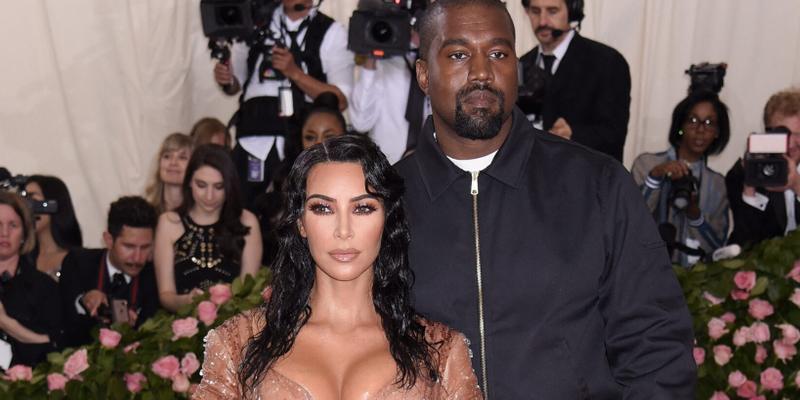 Kim Kardashian and Kanye West at The 2019 Met Gala Celebrating Camp: Notes on Fashion