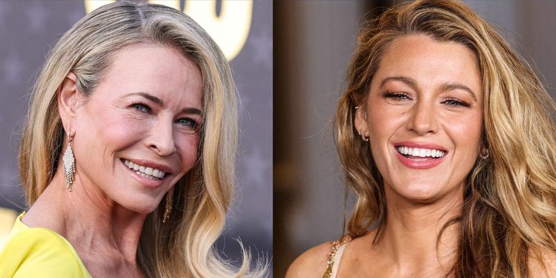 Chelsea Handler (left) Blake Lively (right)