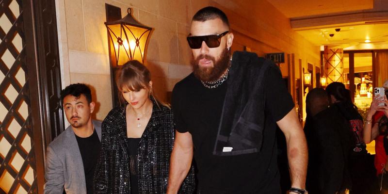 Taylor Swift and Travis Kelce celebrate Kansas City Chiefs Super Bowl win at XS Nightclub at Wynn Las Vegas